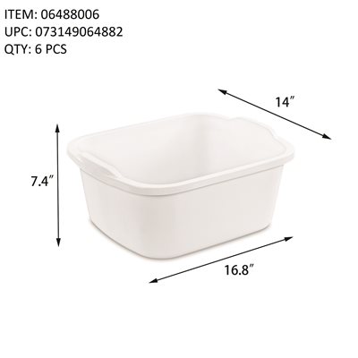 STERILITE BASSINE 17 L BLANC