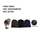 THERMAXX WINTER KNIT HAT WITH FAUX FUR LINING