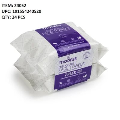 MODESS DISPOSABLE FACE TOWELS 14PCS / PACK - 28PCS