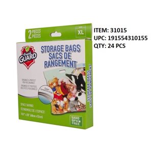 STORAGE BAGS X-LARGE 2PCS 18.9 X 20 IN