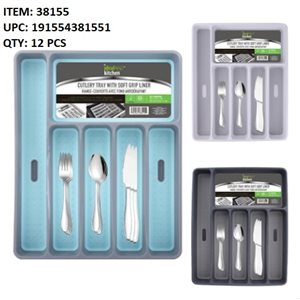 IDEAL KITCHEN CUTLERY TRAY 40.53x3.5x4.5CM 6 SECTION