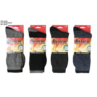 MEN 1PR THERMAL ASST. COLORS