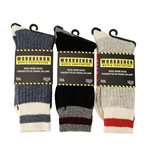 MEN 1PR WOOL WORK SOCK ASST.