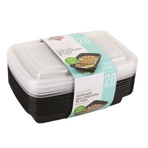 MEAL PREP CONTAINERS 20 PCS