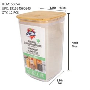 AIRTIGHT STORAGE CONTAINER WITH BAMBOO LID 1300ML