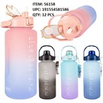 PLASTIC WATER BOTTLE 2L RAINBOW